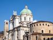 view of Duomo Vecchio and Duomo Nuovo in Brescia