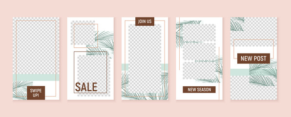 instagram stories template