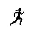 © Eli - Runner icon. Running sport sign