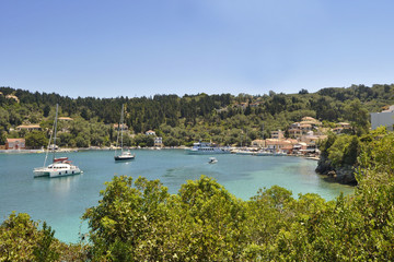 Wall Mural - Lakka on Paxos Island in Greece