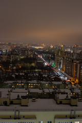 view of the night Ryazan