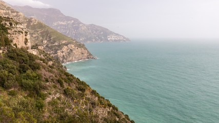 Wall Mural - Mountains and sea of Italy 