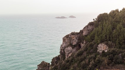 Wall Mural - Mountains and sea of Italy 