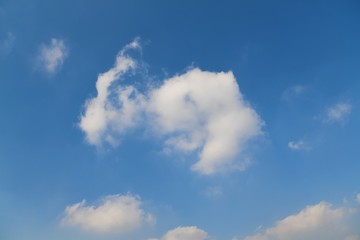 blue sky with clouds
