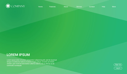 Website template for websites, or apps. modern minimal. eps 10