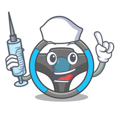 Sticker - Nurse steering wheel in the character shape