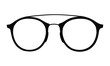 © dovla982 - Glasses vector silhouette illustration on white background. Sunglasses, eyeglasses symbol. Protect kit for eyes.