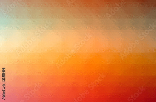 Abstract illustration of orange Glass Blocks background