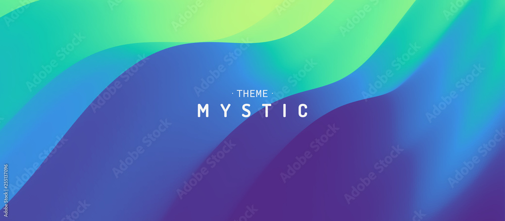 Abstract background with dynamic effect. Mystic vector Illustration..Trendy gradients. Can be used for advertising, marketing, presentation. - obrazy, fototapety, plakaty 