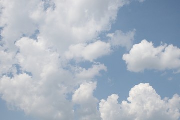 blue sky with clouds