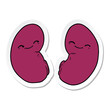 © lineartestpilot - sticker of a cartoon kidneys