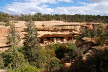 Cliff Dwelling In Mesa Verde National Park
