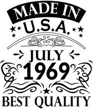 Made In Usa 1969 Juli
