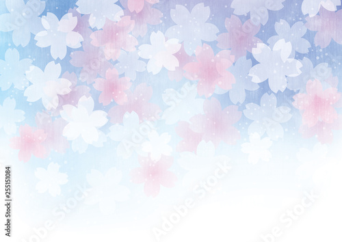 桜 花 春 テクスチャ 和紙 背景 青 Stock Illustration Adobe Stock 桜 花 春 テクスチャ 和紙 背景 青 Stock Illustration Adobe Stock