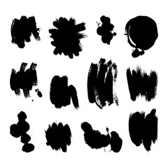 Wall Mural - paint strokes and stains