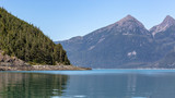 Fototapeta Tęcza - Gorgeous view of the Chilkoot inlet sailing from Skagway, Alaska.