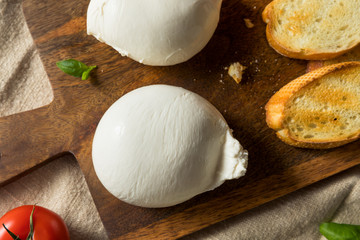 Sticker - Homemade White Italian Burrata Cheese