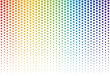 Rainbow polka dots background - Vector illustration 