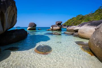 beautiful clear water at Boulder island