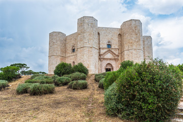 Castel del Monte, a 13th century fortress built by the emperor of the Holy Roman Empire, Frederick II. Italy