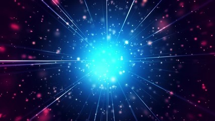 Wall Mural - space stars particle