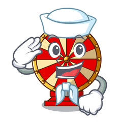 Poster - Sailor spinning wheel game the mascot shape