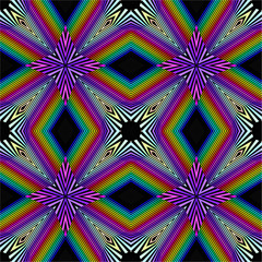 Abstract kaleidoscope background. Beautiful multicolor kaleidoscope texture. Unique kaleidoscope design,3D rendering