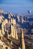 Fototapeta  - Beautiful sunrise view from balloon at Cappadocia, Turkey.