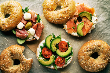 bagel sandwich healthy