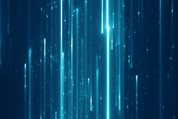Wall Mural - abstract digital science fiction background