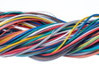 © salita2010 - Multicolored electrical cable isolated on white background
