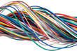 © salita2010 - Multicolored electrical cable isolated on white background