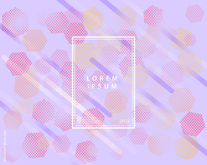 Leinwandbilder - Modern colorful abstract geometric background. Geometric shapes abstract composition. Gradient vector background design. Eps10 vector