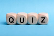© christianchan - Quiz Concept Wooden Blocks isolated