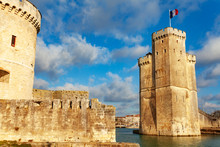 Tower Gates Of La Rochelle Old Harbor