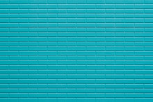 Blue Painted Brick Wall Texture And Background