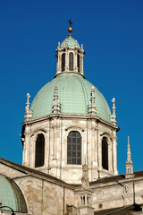 Wall Mural - dome of a catholic temple in Italy