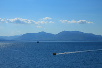 Wall Mural - Coastland and sea in Scotland