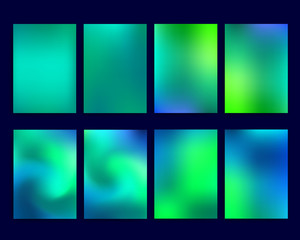 Wall Mural - holographic backgrounds for flyers, cover, poster, banner etc, liquid colorful vibrant background
