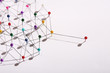 Linking entities. Network, networking, social media, internet co