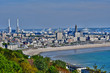 Le Havre; France - may 10 2017 : city view from Sainte Adresse