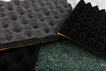 acoustic foam wall pattern.