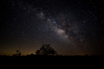 milky way at night