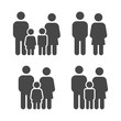 set of family icons