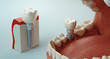 Dental care, 3d rendering