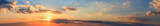 Fototapeta Zachód słońca - Summer sunset sky panorama