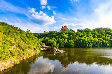 Wall Mural - Veveri castle, Czech republic. Old ancient castle near the Brno city in South Moravia region