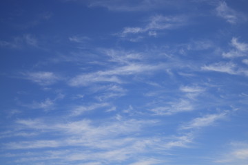 blue sky with white clouds