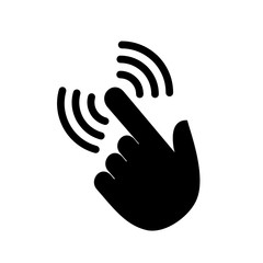 Wall Mural - hand making selection icon sign – vector for stock