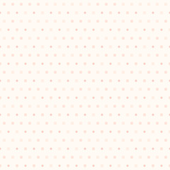 Rose polka dot pattern. Seamless vector background